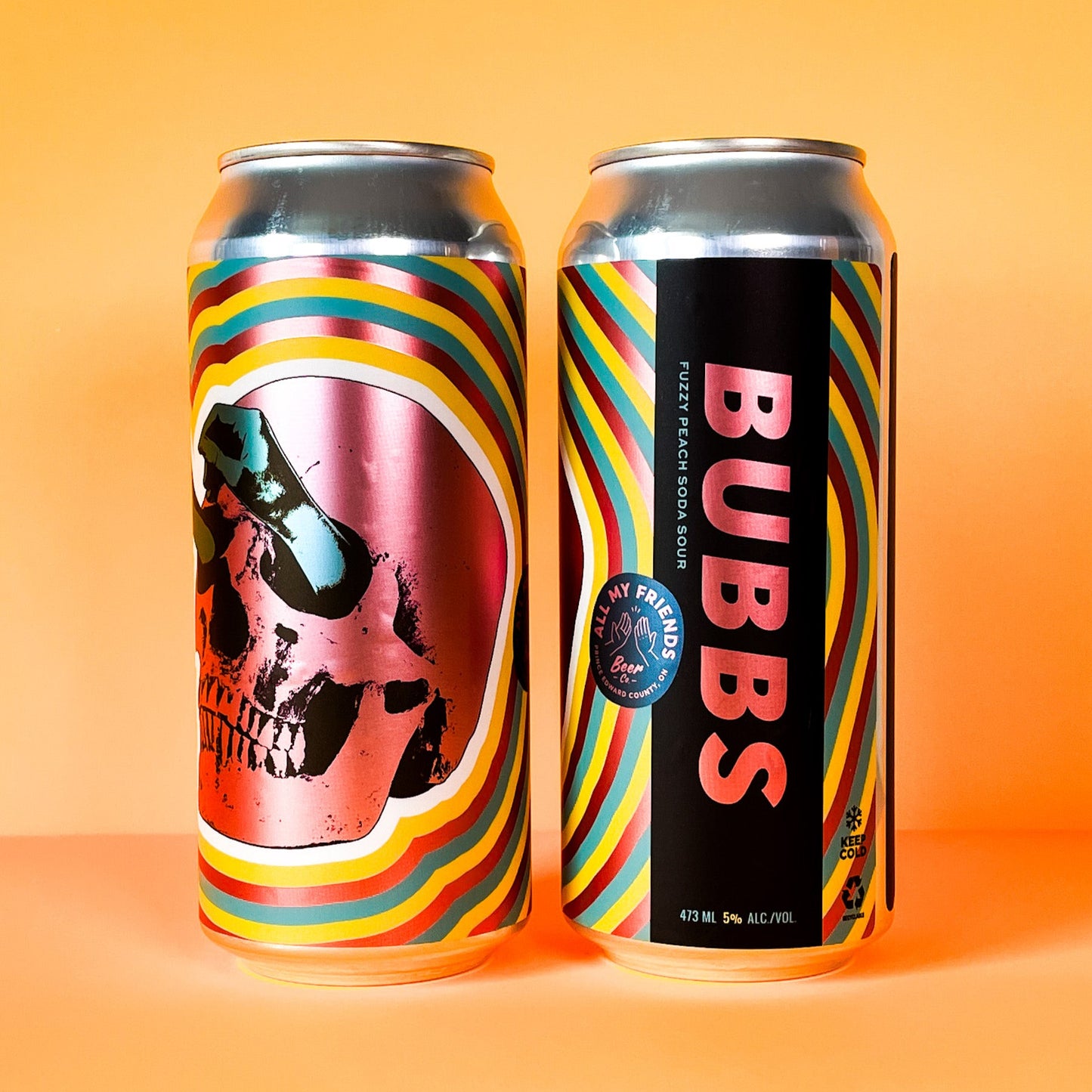 BUBBS - Fuzzy Peach Soda Sour 5% - 473ml Can