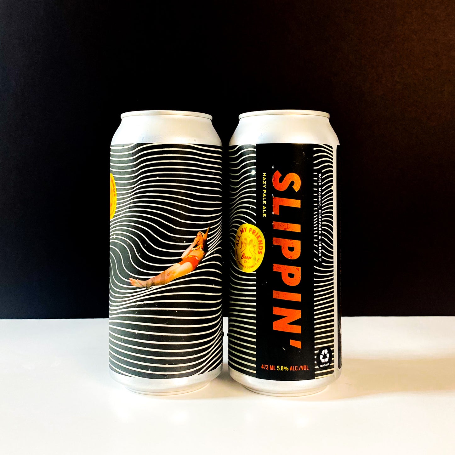 Slippin' - Hazy Pale Ale w Mosaic, Eldorado, & Idaho 7 - 5.8% - 473ml Can