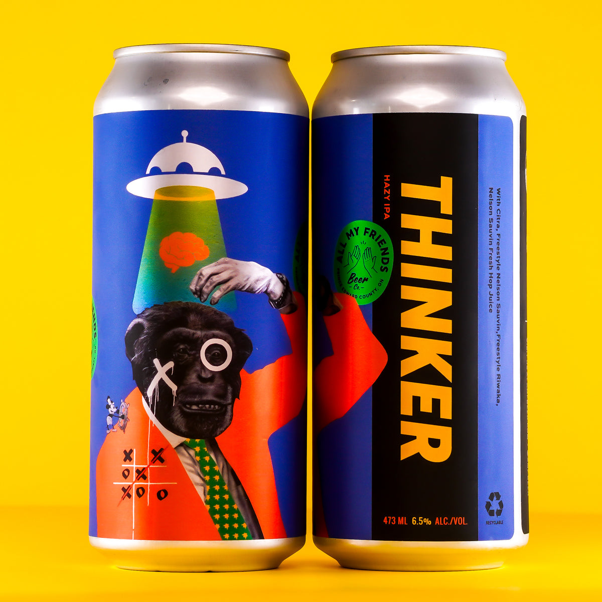 THINKER - Hazy IPA - Collab w Badlands Brewing