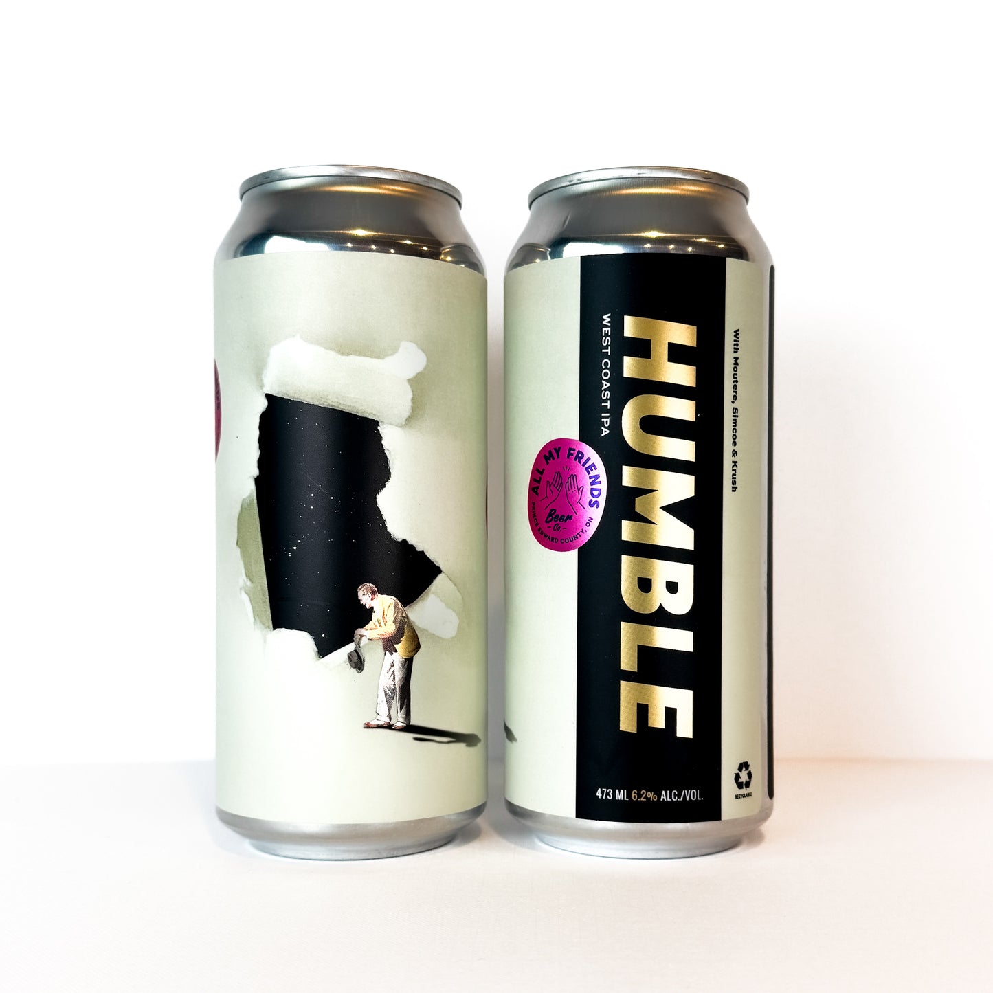 Humble - West Coast IPA w Moutere, Simcoe, & Krush 6.2% - 473ml Can