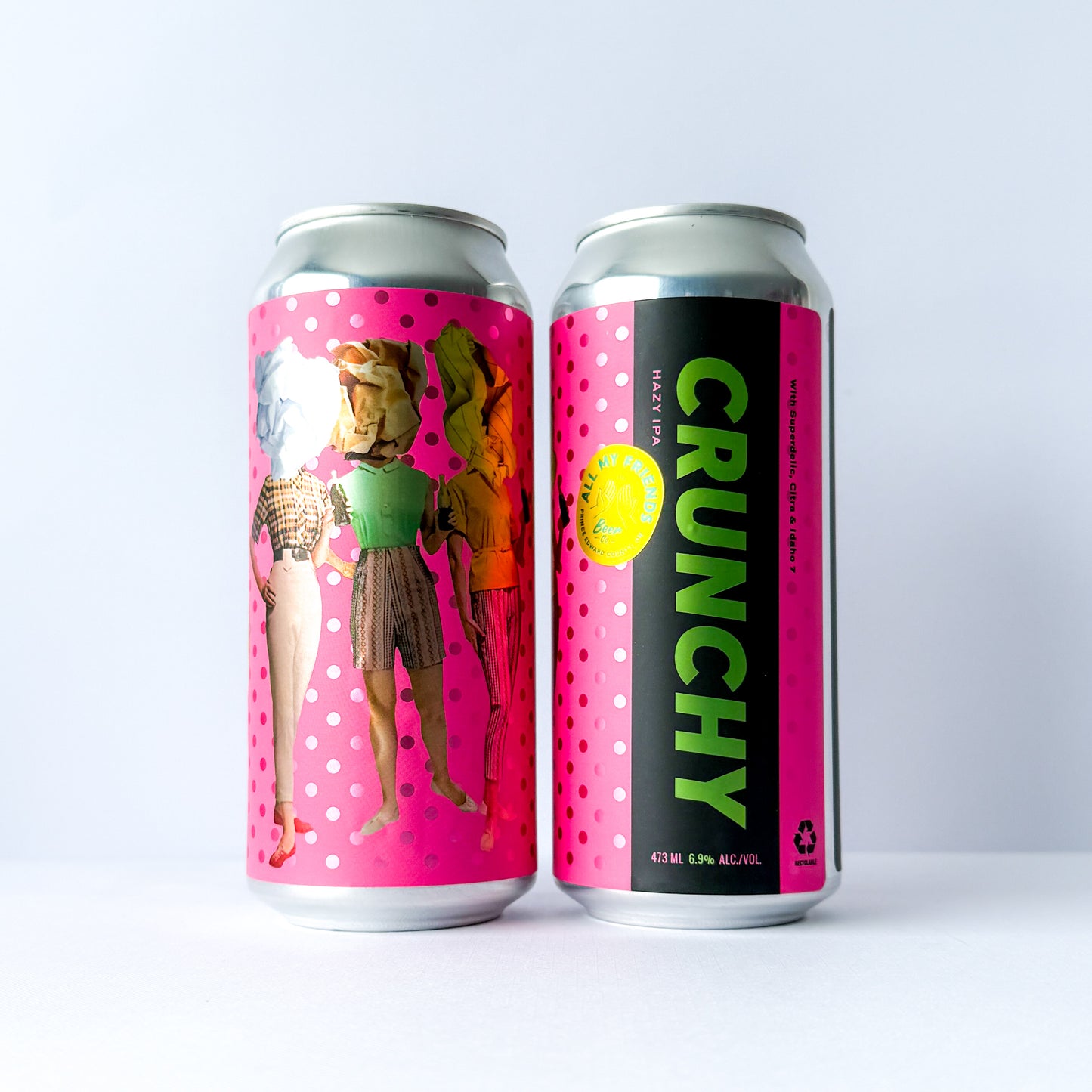 Crunchy - Hazy IPA w Superdelic, Citra, & Idaho 7 - 6.9% - 473ml Can