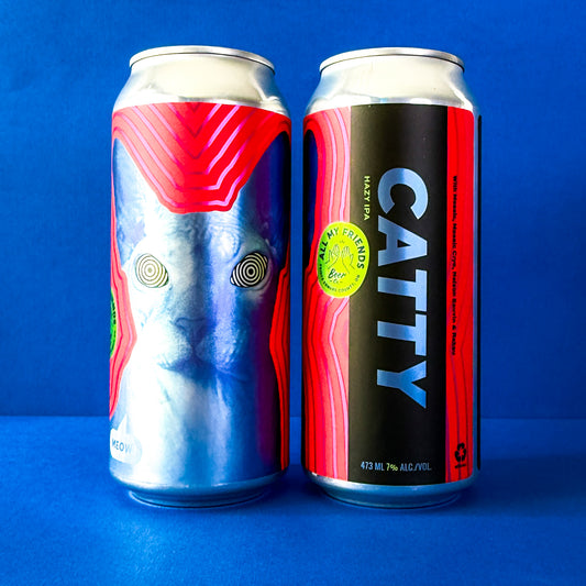 Catty - Hazy IPA w Mosaic, Mosaic Cryo, Nelson Sauvin, & Rakau 7% - 473ml Can