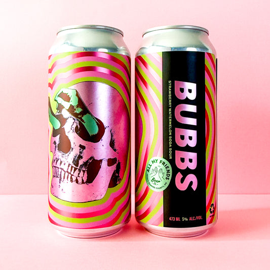 BUBBS  - Strawberry Watermelon Soda Sour 5% - 473ml Can