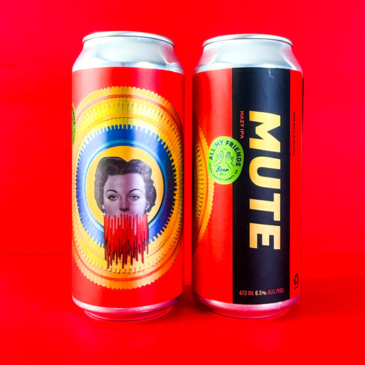 MUTE - Hazy IPA w Citra, & Riwaka 6.5% - 473ml Cans