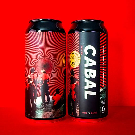 CABAL - Hazy IPA w Strata, Rakau, Mosaic, Strata Hyperboost 7% - 473ml Can - Collaboration w Fine Balance & Yakima Chief Hops