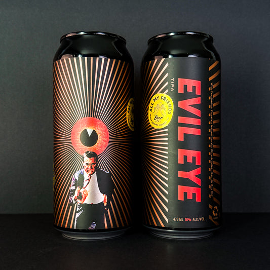 EVIL EYE - TIPA w Peacharine, Freestyle Nelson, Citra, Nelson Hop Kief 10% - 473ml Can - Collaboration w Mortalis Brewing