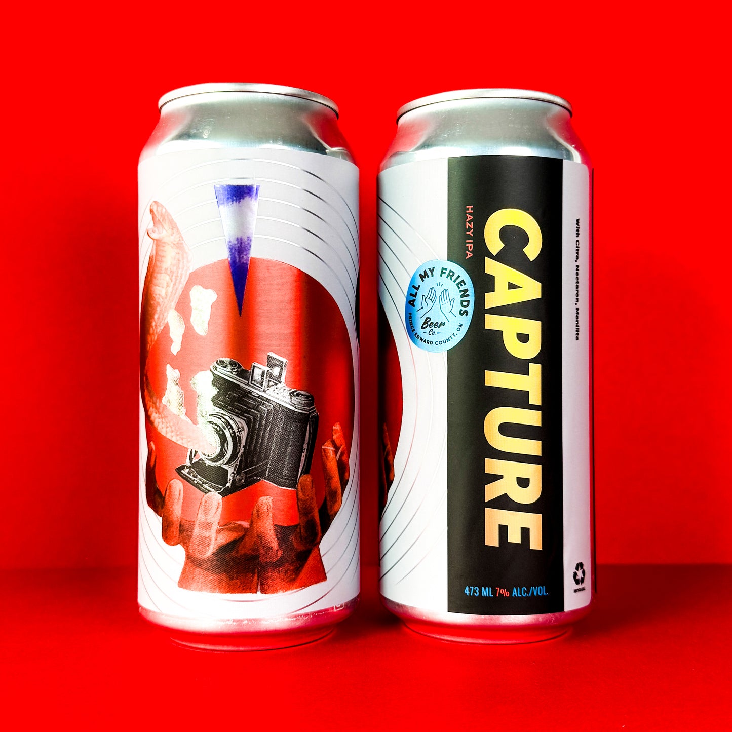 Capture - Hazy IPA w Citra, Nectaron, Manilita 7% - 473ml Can